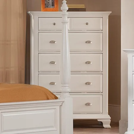 Chest of Drawers with Cabriole Legs